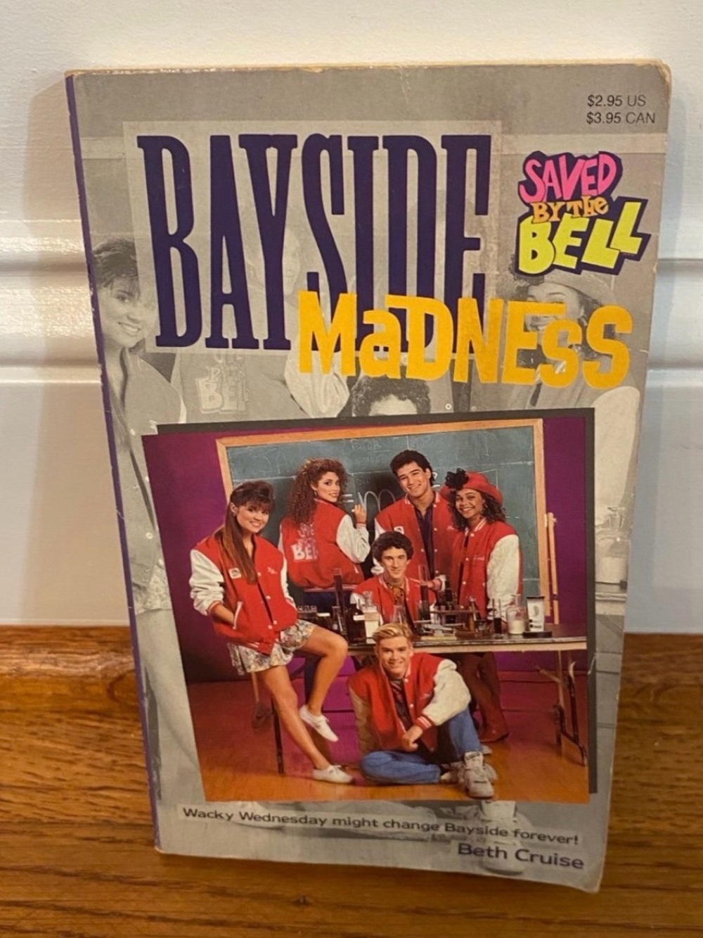 Vintage 1992 Saved By The Bell Book Bayside Madness by Beth Cruise Paperback